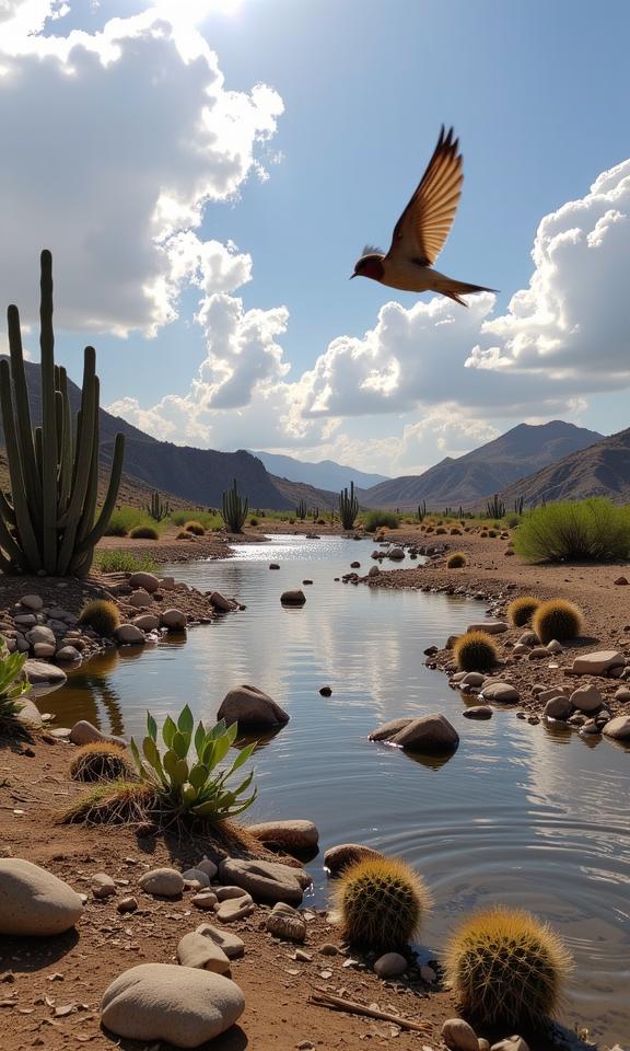 photograph, award winning, Landscape of a Common Swift , it is very Plush and Welcoming