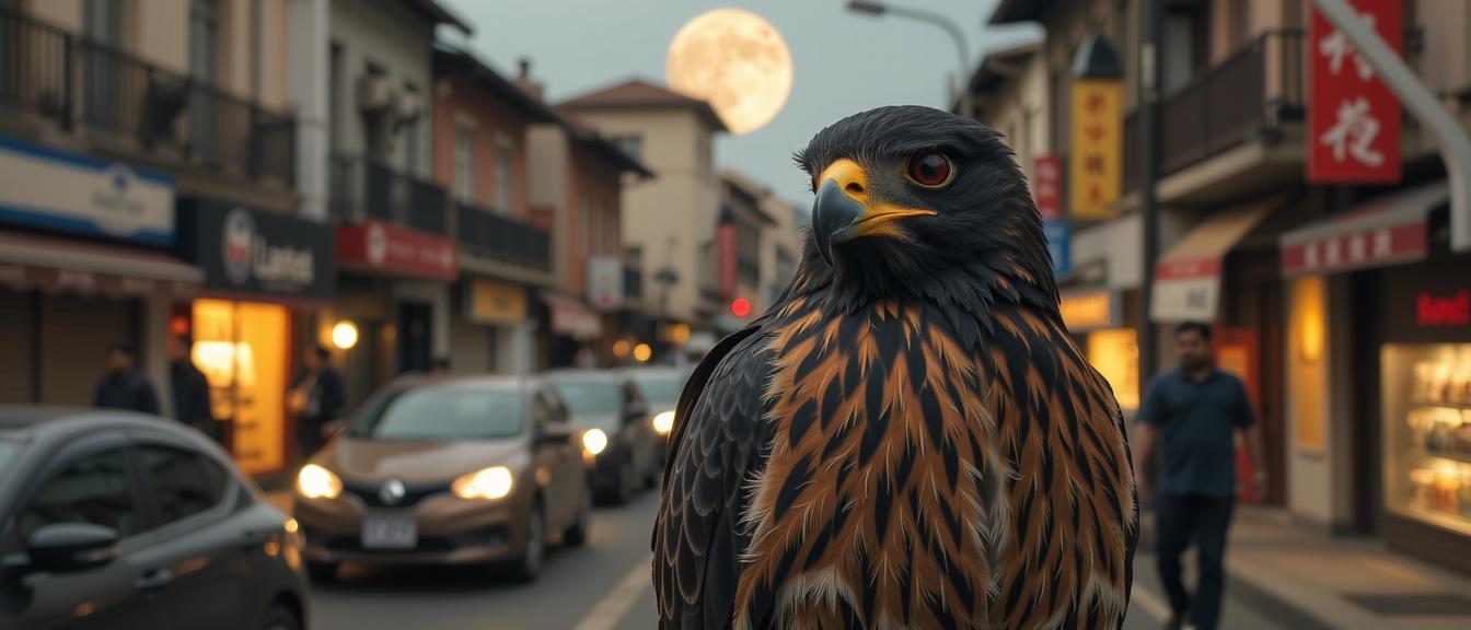 stylized by Subodh Gupta , photograph, crowded street and Dwarf Planet Makemake in background, masterpiece