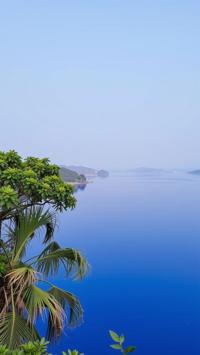 stylized by Isaac Cordal , photograph, DayGlo blue lake with Violet, fairy tale