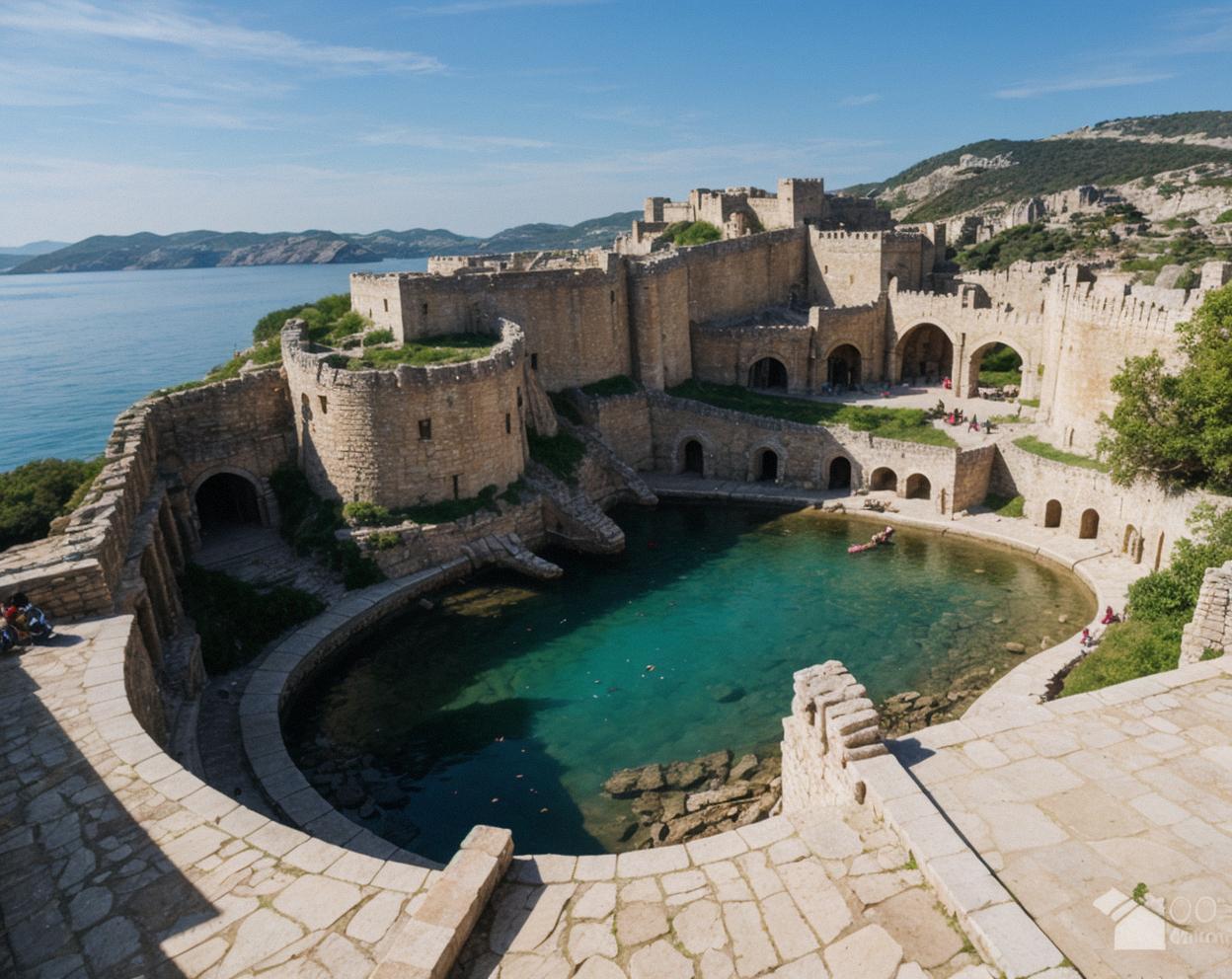 photograph, ultrarealist dragonpit, king s landing, spotlight
