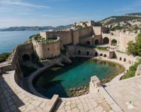 photograph, ultrarealist dragonpit, king s landing, spotlight