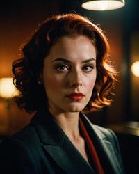 stylishly shot, ernst bierbaum esque, film noir inspired, dramatic lighting
