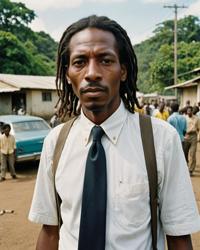 stylized by Joel Sternfeld, photograph, jamaican astronomer, programmer