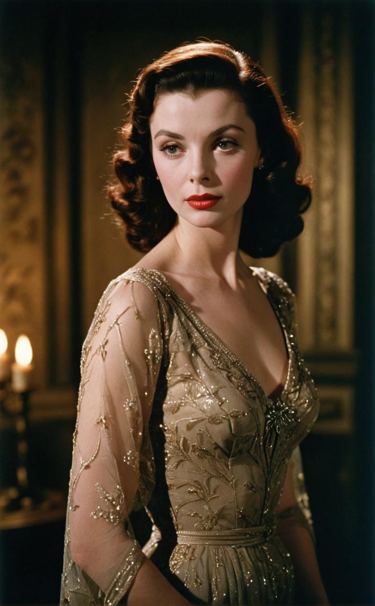Photograph of a masculine Vivien Leigh in an S shape pose with a sharp and in focus composition, emitting a frightening aura, set against a cinematic backdrop, shot using the distinctive aesthetic of Lomography Color film