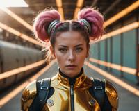 photograph, Wonderful Charismatic Eric Clapton style, angry, futuristic fashion