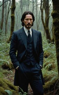 ancient mystique, reclusive belle poque aristocrat, tangled vegetation, foreboding dark pastel hues