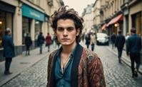 designed by Paolo Roversi, photograph, S hefty Sh wa Era John Mayer, hippiepunk skinny jeans cardigan