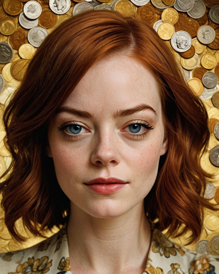 artistic photography by Alberto Seveso and Jack Spencer, tall elegant Emma Stone in sharp focus, detailed Kodak Ektachrome E film, third person perspective