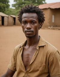 stylized portrait, documentary africa, raw authenticity, intimate moments