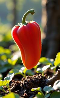 designed by Hans Bellmer and Alvin Langdon Coburn , photograph, fairy tale, side profile of a Corporate Punk Tiny New Wave pepper
