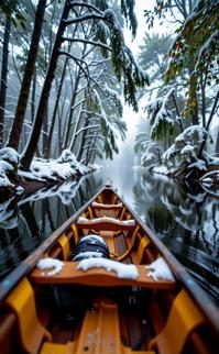 designed by Bojan Jevtic , photograph, masterpiece, knee level shot of a Dutch Canoe