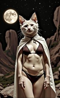 photograph, behance, Street level shot of a Wavy Sensual busty Punks Balinese Kitten Chancellor Roc hybrid, it is very embarrased
