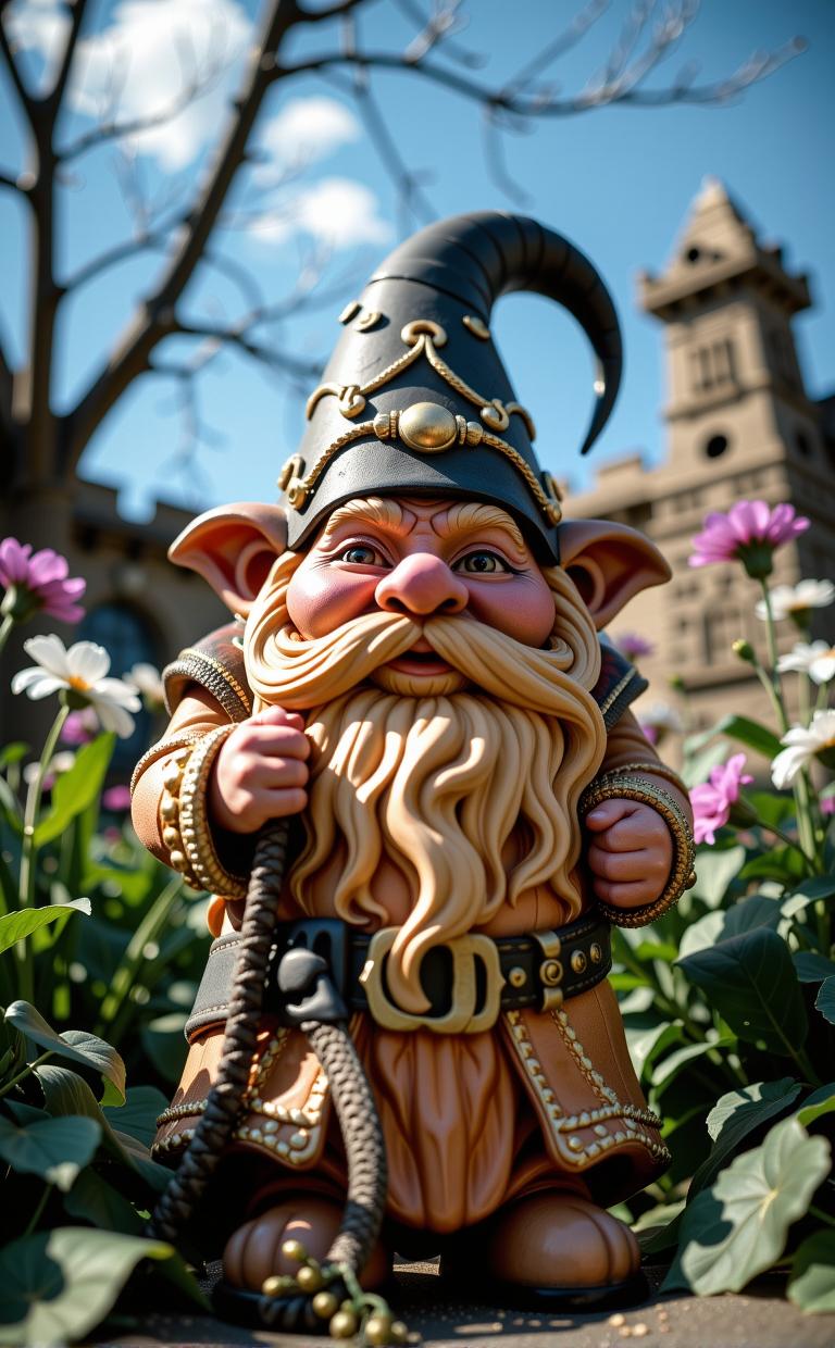 by Brad Kunkle , photograph, Eerie, low angle shot of a Passionate High fashion Dwarven Lotion