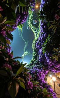 designed by Sergio Larra n and Ingrid Baars and Michael Eastman and Antonio Mancini , photograph, crowded foliage with Lavender, Dullcore