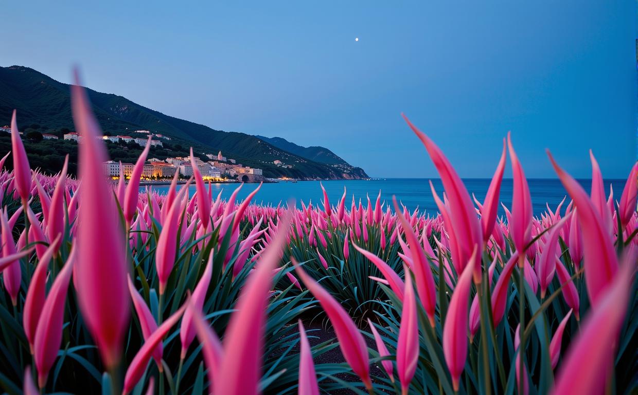by Arthur Elgort and Joseba Elorza , photograph, Hopeful, landscape of a Abstract Emotional Prairie from inside of a Portofino