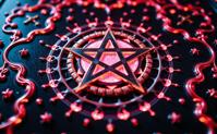 by Gabriel Metsu and Martin Stranka , photograph, intricate background, long shot of a Sri Lankan Pentagram