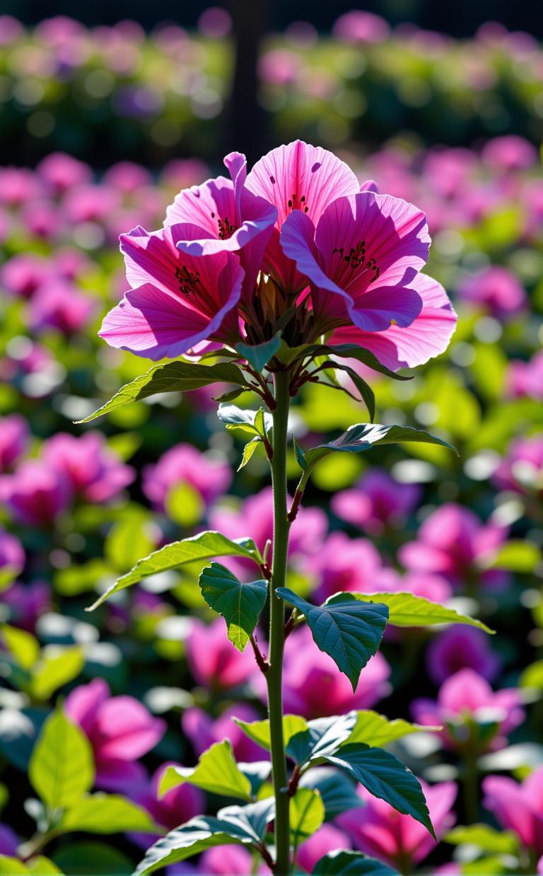 designed by TJ Drysdale and Frank Montague Moore and Paul Strand and Mary Ellen Mark , photograph, stylized, over the shoulder shot of a Hellenistic Azalea