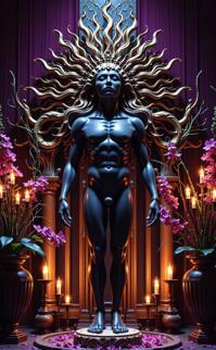 art by Natalia Rak and Marta Bevacqua , photograph, highly detailed, wide shot of a Argentinian The Sun of Temperance