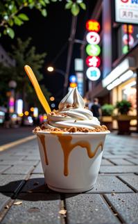 designed by Brooke Shaden and Paul Strand and Herbert List , photograph, exquisite, side view shot of a Gamer yogurt