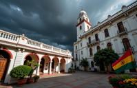 photograph, hyper detailed, medium wide shot of a Cloudy Snazzy Indian Hospital , it is with Pop images