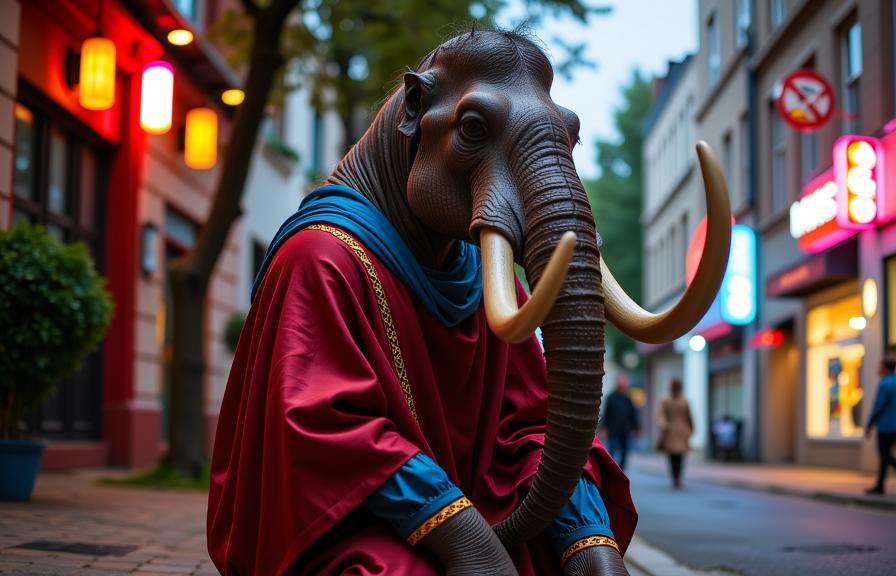 stylized by Richard Billingham and Nick Veasey and Polixeni Papapetrou and Deirdre Sullivan Beeman , photograph, Rule of Thirds, extreme close up shot of a Tempting Bewitching slim Russian Mastodon