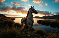 stylized by Ingrid Endel , photograph, Rule of Thirds, Full length frame of a Corsican Ferrari of Fortitude