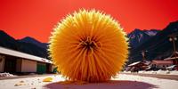 by Hans Haacke and Mark Steinmetz and Terry O Neill , photograph, behance, low angle shot of a Awe Inspiring Aristocratic Dwarven Dandelion fluff