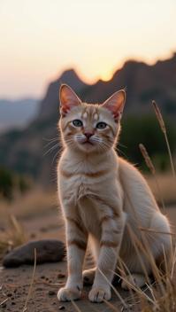 stylized by Ingrid Baars and David Chipperfield and Philip Lorca diCorcia , photograph, Rule of Thirds, over the shoulder shot of a Burmese Kitten