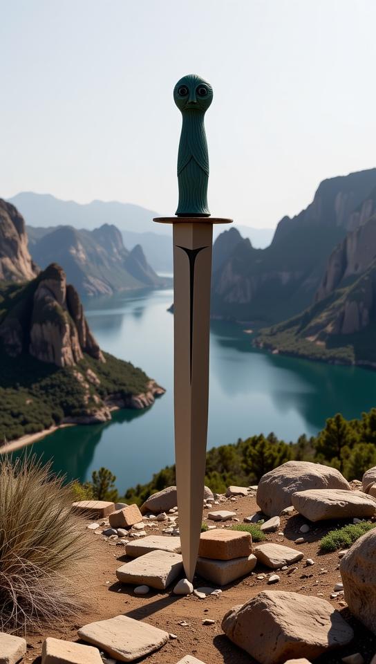designed by Dan Witz and Pieter Hugo and Nickolas Muray , photograph, behance, Landscape of a Corsican Dagger
