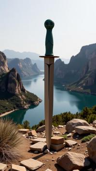 designed by Dan Witz and Pieter Hugo and Nickolas Muray , photograph, behance, Landscape of a Corsican Dagger