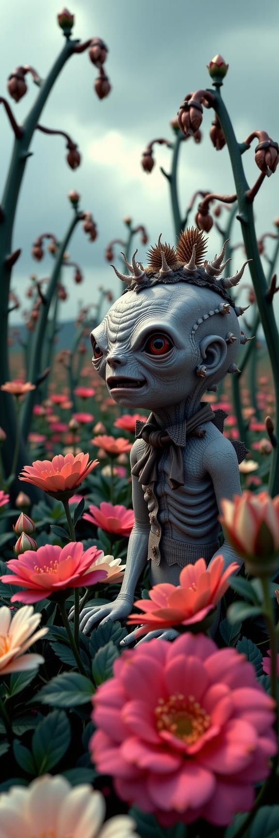 surrealism art by Oleg Oprisco and Jeremiah Ketner and Sydney Prior Hall and Lisette Model , masterwork Renderman, award winning, view of a Callous Restless The Element of Chaos