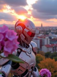 colorful art by Tom McGuinness and Bryan Hitch and Zacharias Martin Aagaard , candid Physically based render, behance, selfie of a Tender Mecha Alviss of the Nordic Alfar