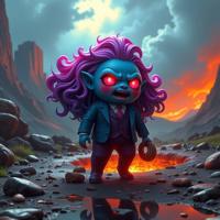 colorful Abstract, masterpiece, soft focus of a Exceptional glamourous rotund Lovecraftian a crowd of Gods , they are inside a Bottle