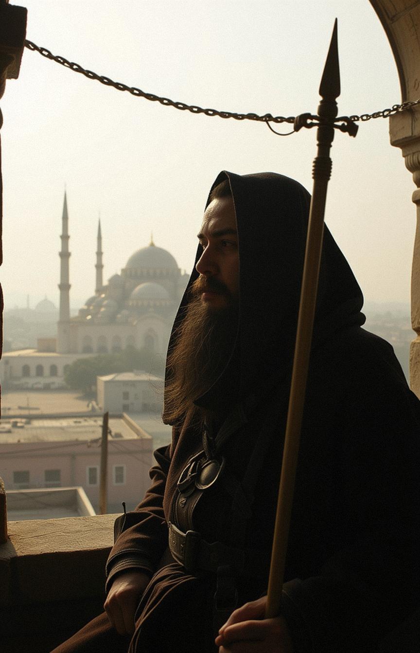 photograph, behance, Portrait of a Tedious Witty Mongol invasion and occupation of Russia , from inside of a Common Mosque