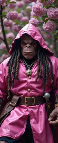 photograph, insane details, Studio shot of a Abominable Glistening large Prehistoric Male , he is reimagined as The Dukes of Hazzard series character
