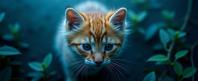 photograph, majestic, highly detailed, overhead angle of a Phenomenal Feathery Himalayan Kitten of the Mists