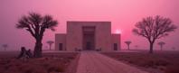 designed by Sally Mann and JeeYoung Lee and Archillect , photograph, elegant, Fashion shot of a Gritty Labyrinthine Berber Temple