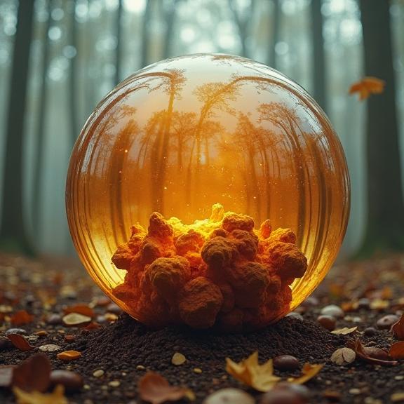photograph, Rule of Thirds, Portrait of a Messy Large Metalhead Crystal ball of Haste , it is in a Alien setting