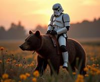 art by Stefan Gesell and Carrie Mae Weems and Gjon Mili , photograph, hyper detailed, establishing shot of a Lyrical Luminous stout Samoan Stormtrooper