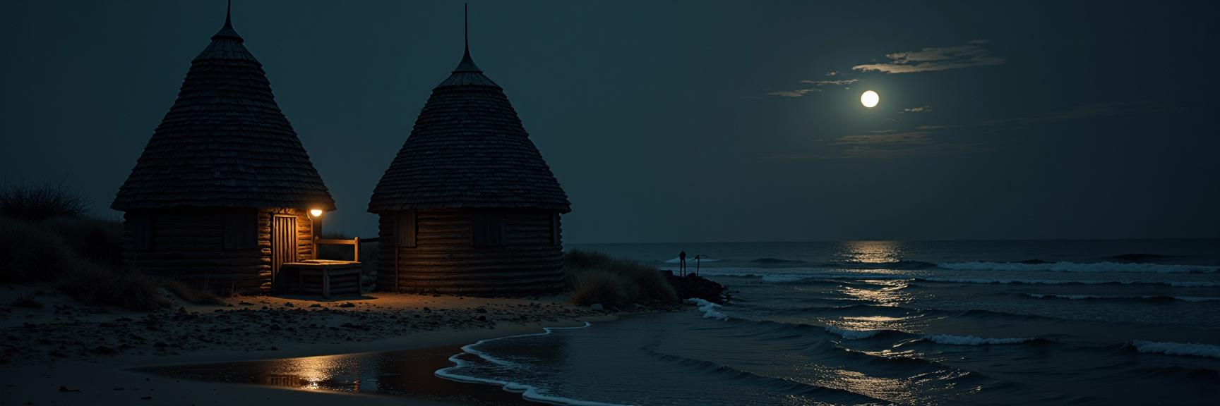 photograph, Rule of Thirds, establishing shot of a Greedy Fair The English Civil War , covered in dark black paint