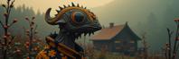 Blade Runner universe, photograph, birds, alien worlds