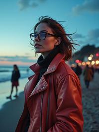 John Wick universe, by Francis Davis Millet and Nike Savvas and Vivienne Westwood and Tivadar Csontv ry Kosztka , photograph, crowded beach and Orion in background