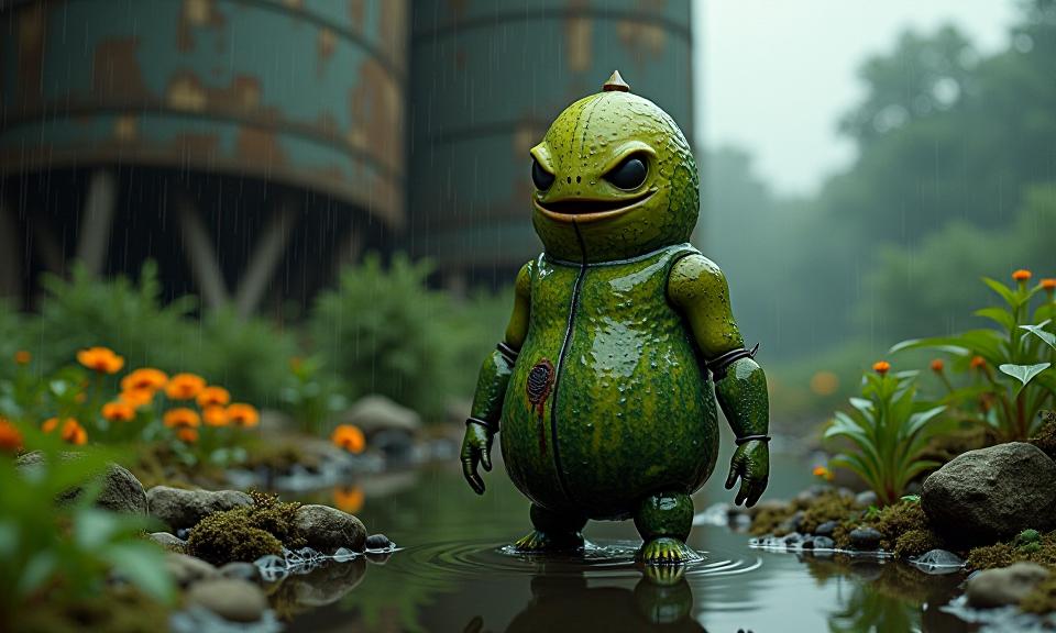 Fallout universe, photograph, Toyism Art, highly detailed
