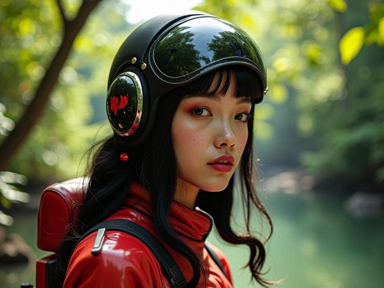Rocketman universe, stylized by Adam Hughes and David Ligare and Romare Bearden , photograph, badge