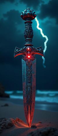 Alice s Adventures in Wonderland universe, photograph, majestic, view of a Disruptive Untidy Belarusian Dagger