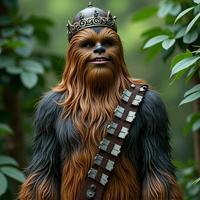 Rocketman universe, photograph, behance, extreme close up shot of a Inspirational Pure beefy Celtic Chewbacca Bookbinder