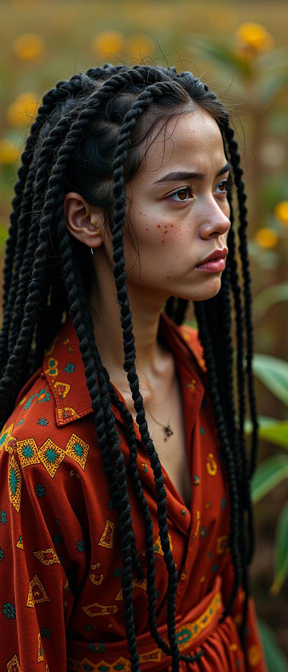 Blade Runner universe, photograph, Puerto Rican vegetation and Gemini constellation in background, avant garde