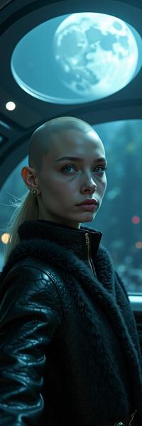 Star Trek universe, photograph, masterpiece, selfie shot angle of a Human Peplum small Venetian Izanami