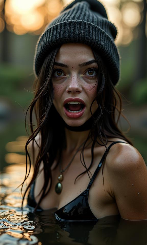 Hellraiser universe, photograph, award winning, selfie of a slim Lovecraftian Valentina Patrician