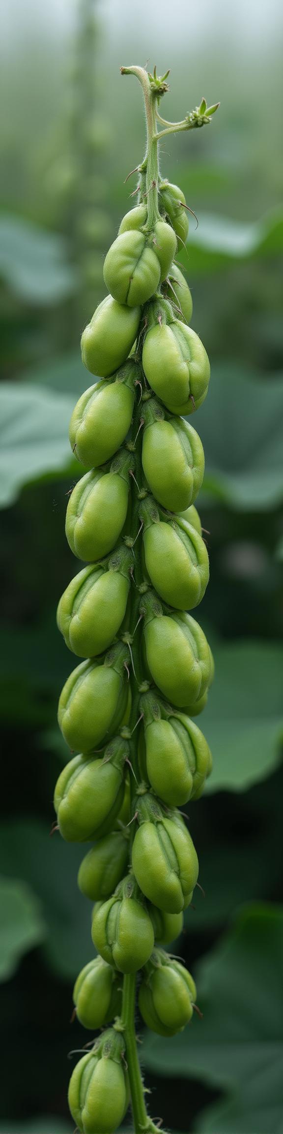 Food, photograph, crowded flora and Stellar nursery in background, Patachitra